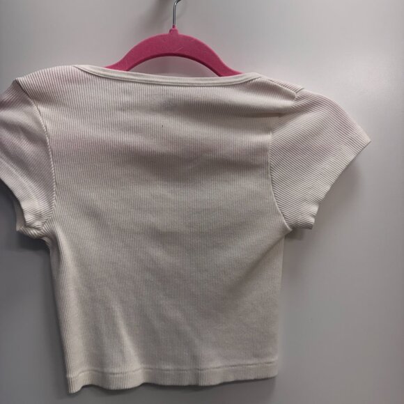 Brandy melville button down crop - Picture 2 of 2